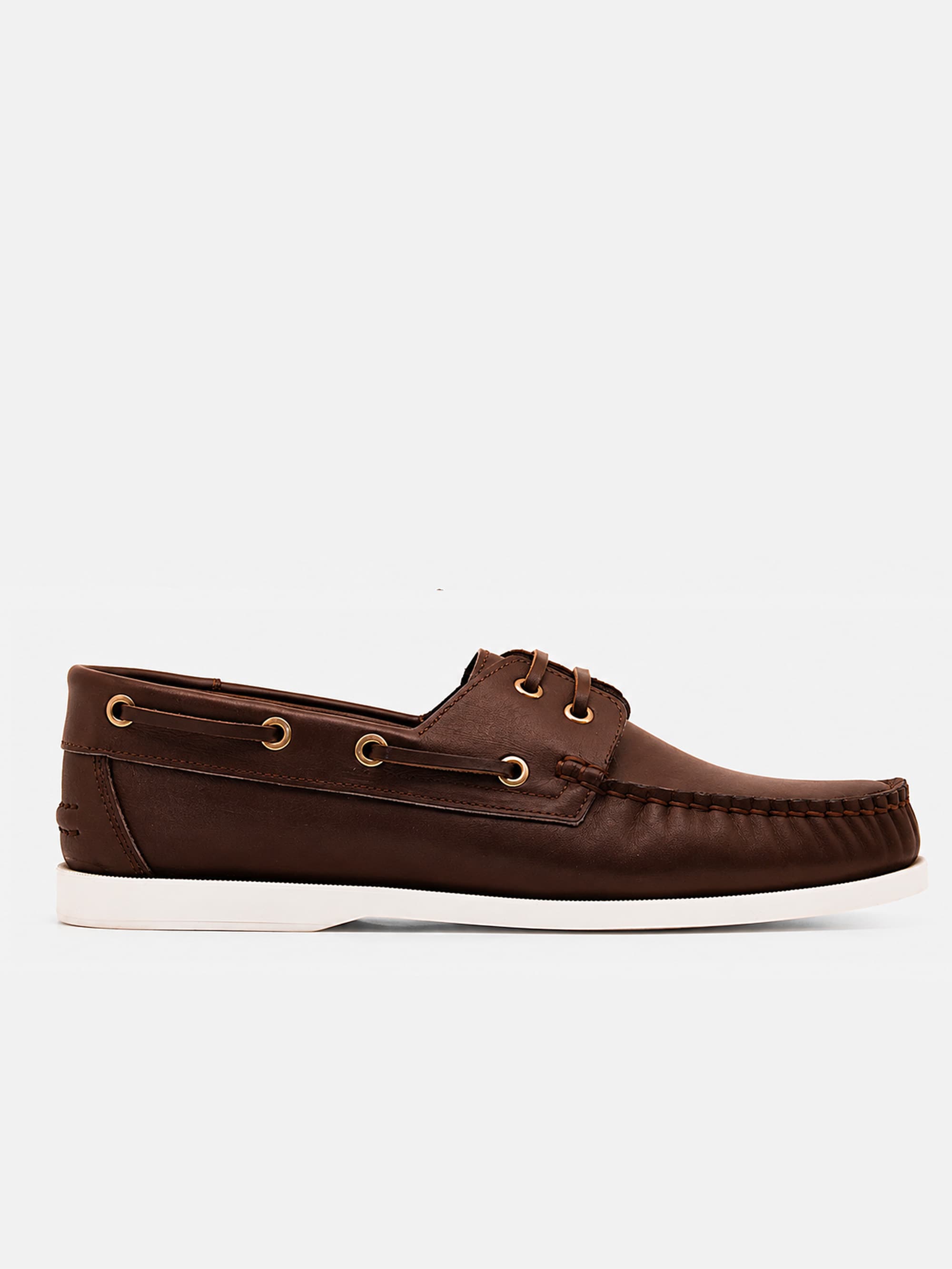 YKT06 Brown - Leather boat