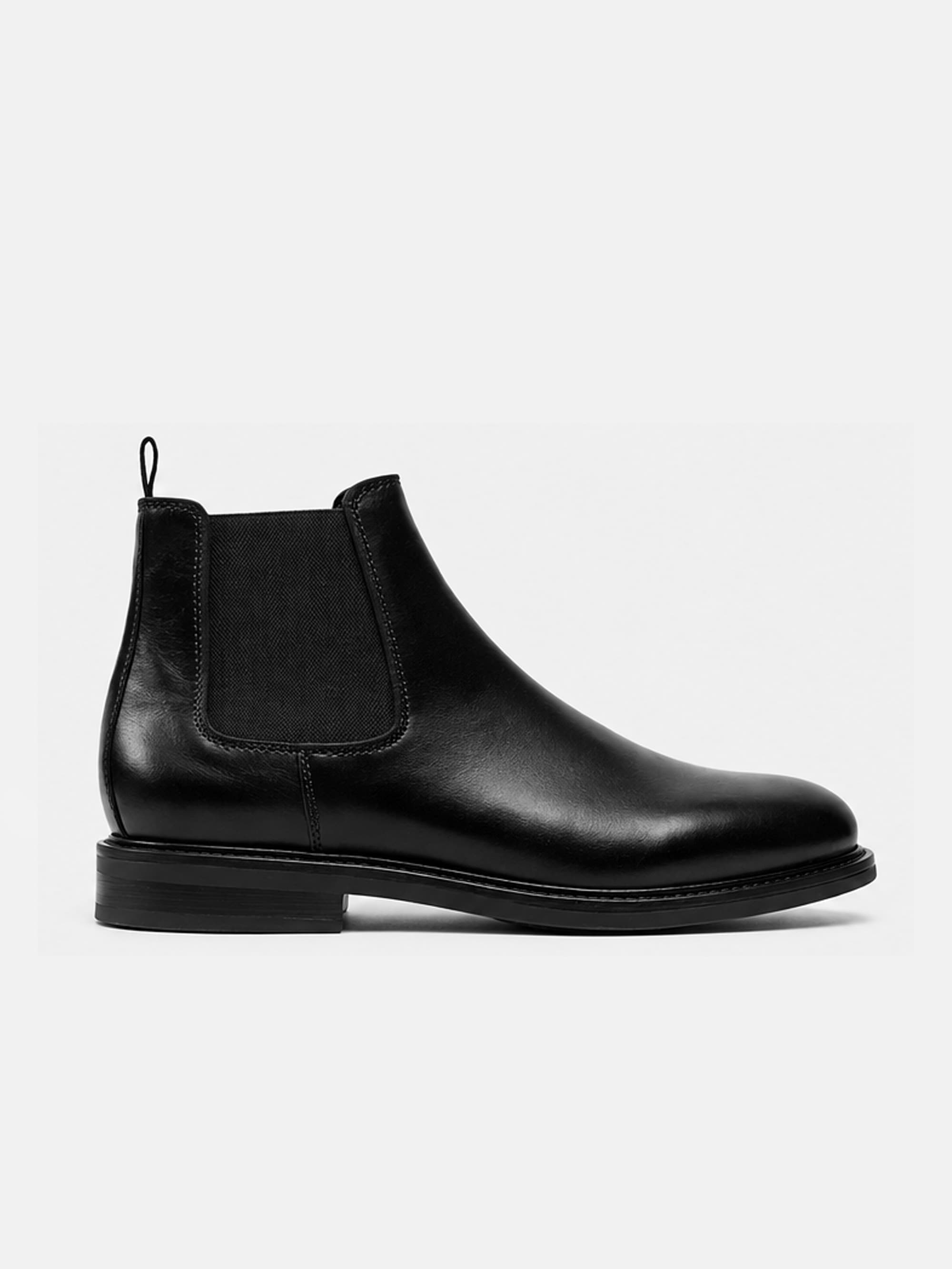5109 Black - Leather formal boots
